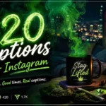 420 captions for instagram