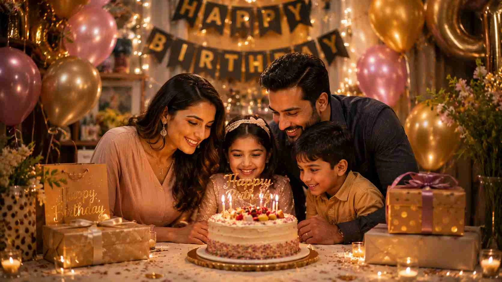birthday celebration with family captions for instagram