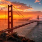 captions for golden gate bridge