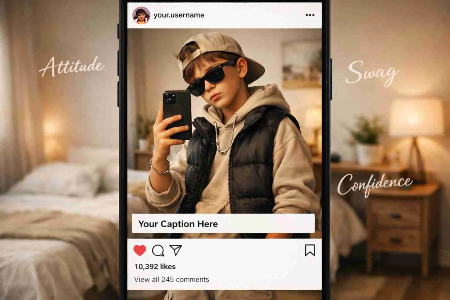 captions for instagram post for boy