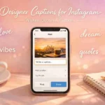 designer captions for instagram
