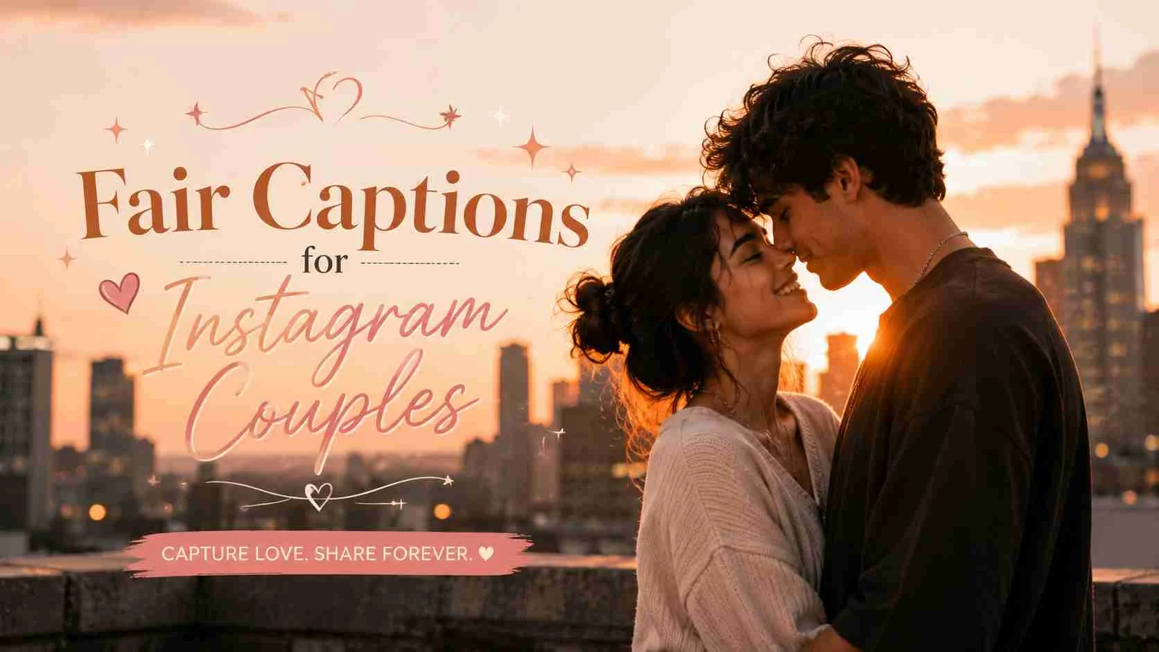fair captions for instagram couples