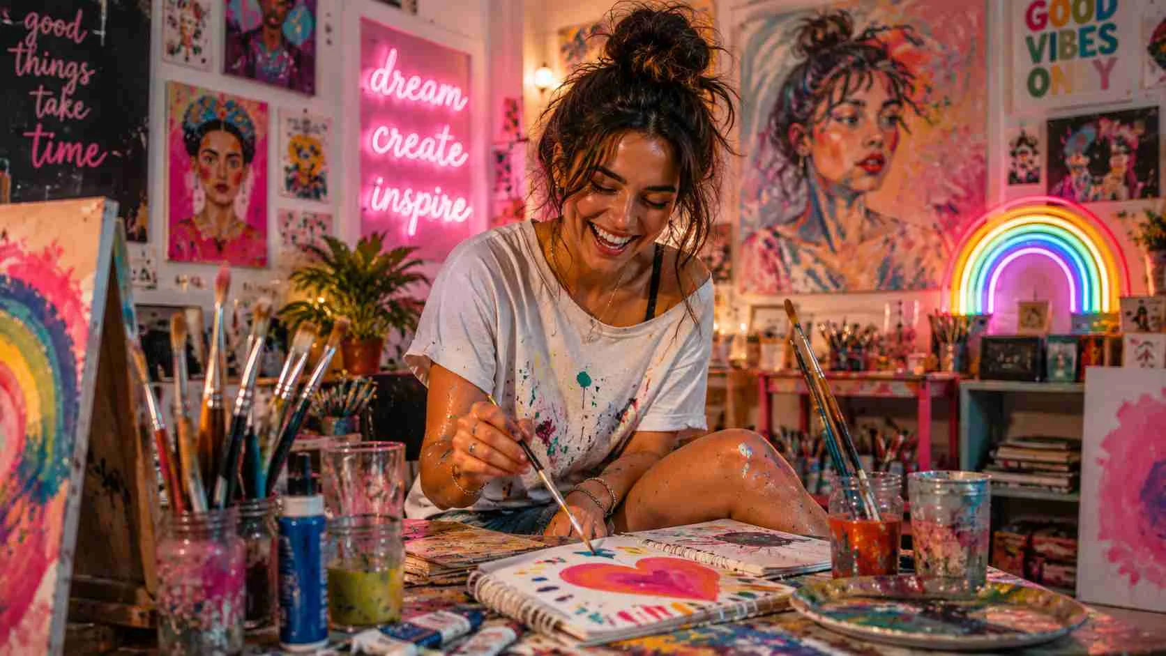 funny art captions for instagram