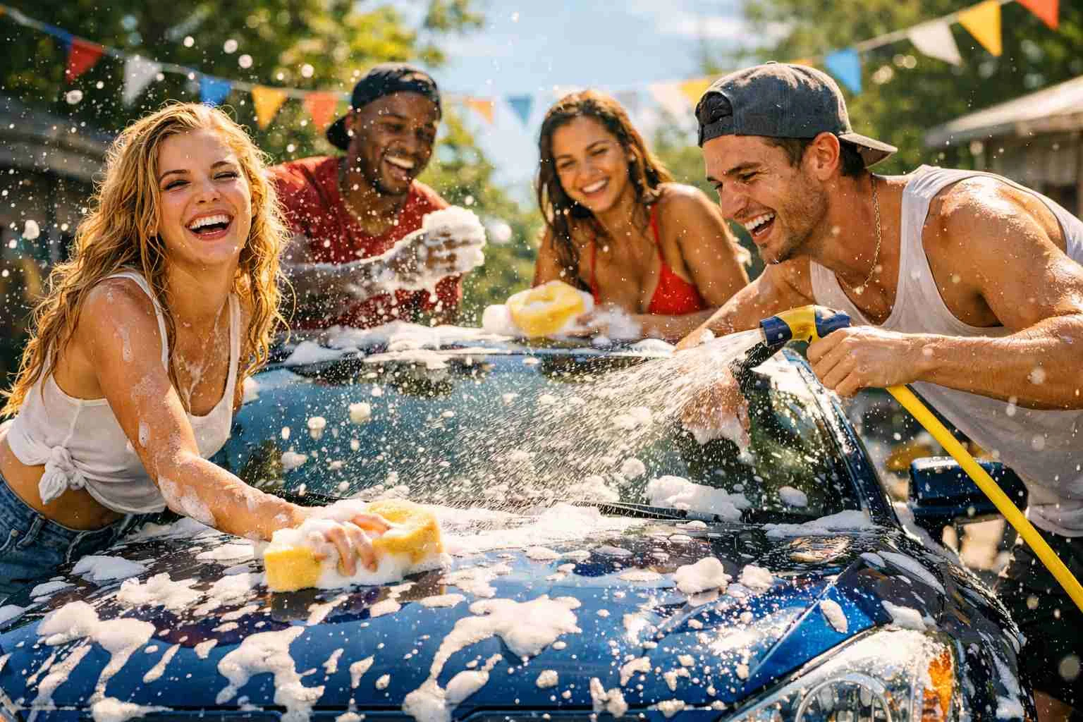 funny car wash captions for instagram
