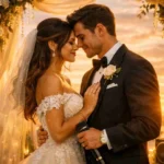 wedding date captions for couples