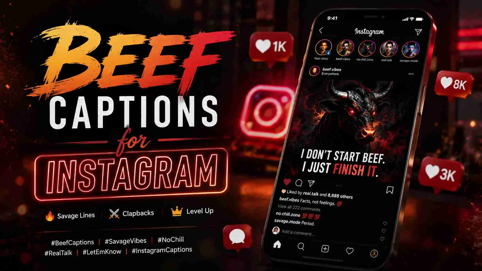 beef captions for instagram