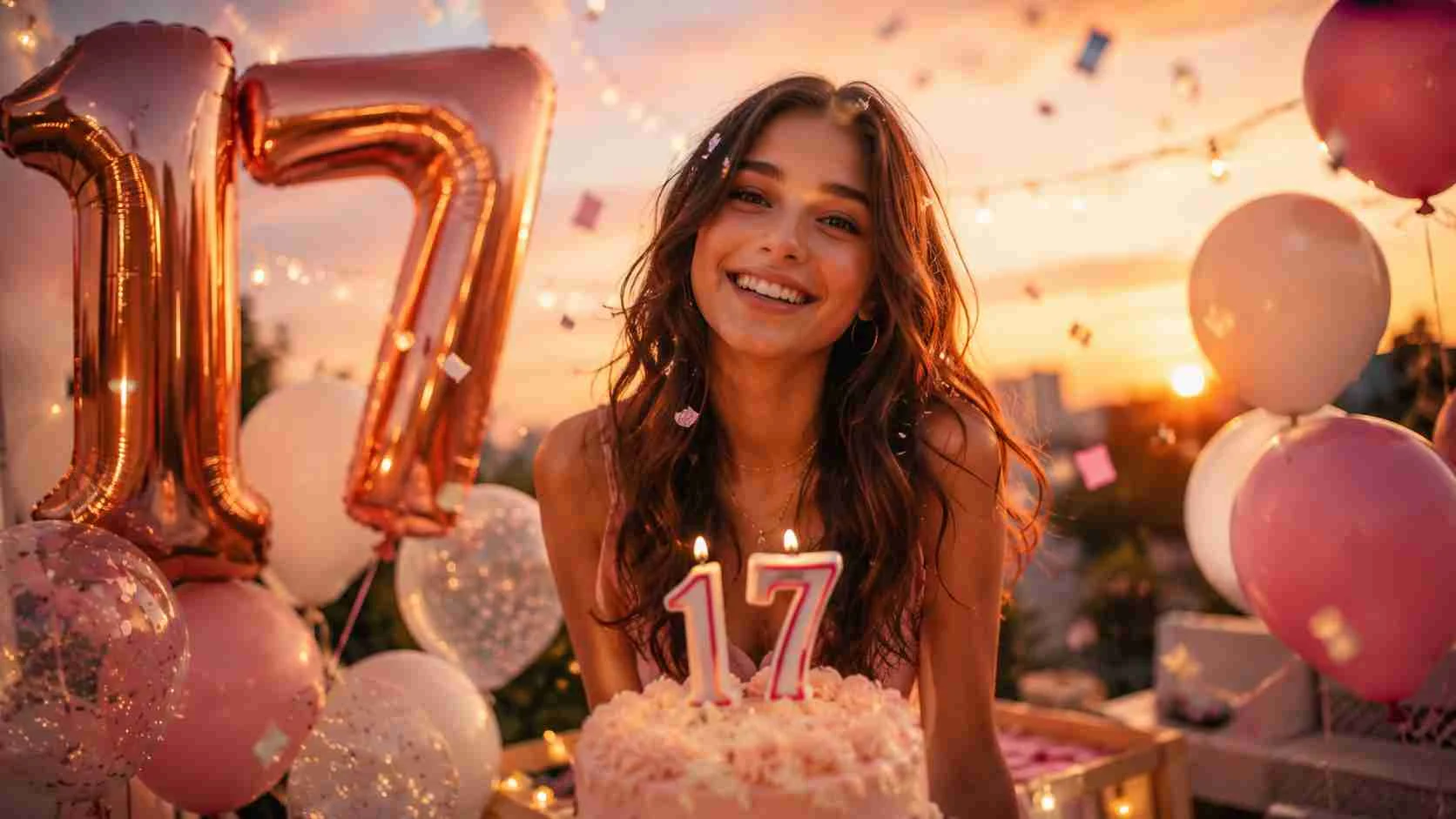 birthday captions for 17