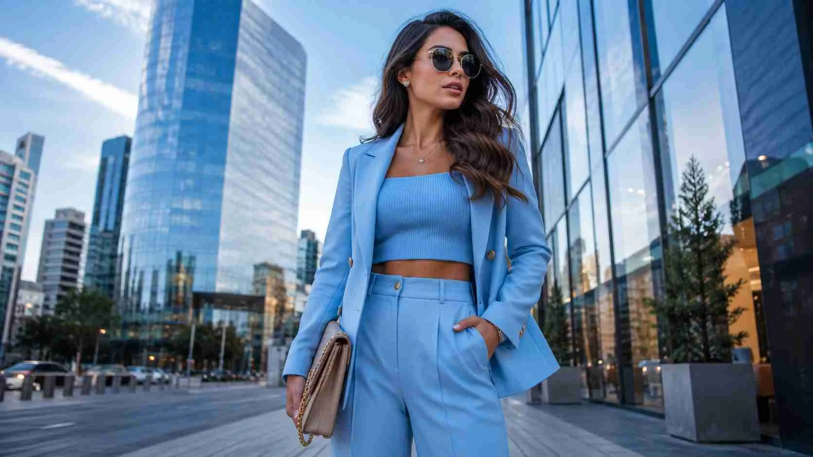 blue outfit captions for instagram