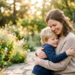 captions for mother and son picture