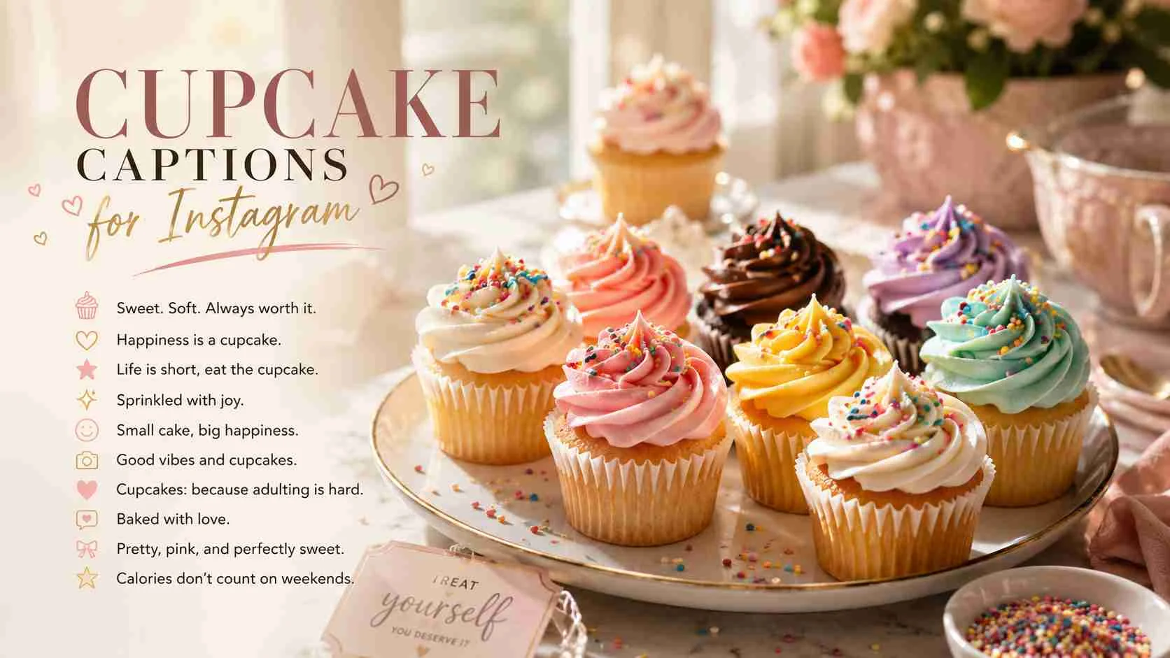 cupcake captions for instagram