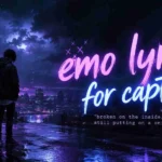 emo lyrics for captions