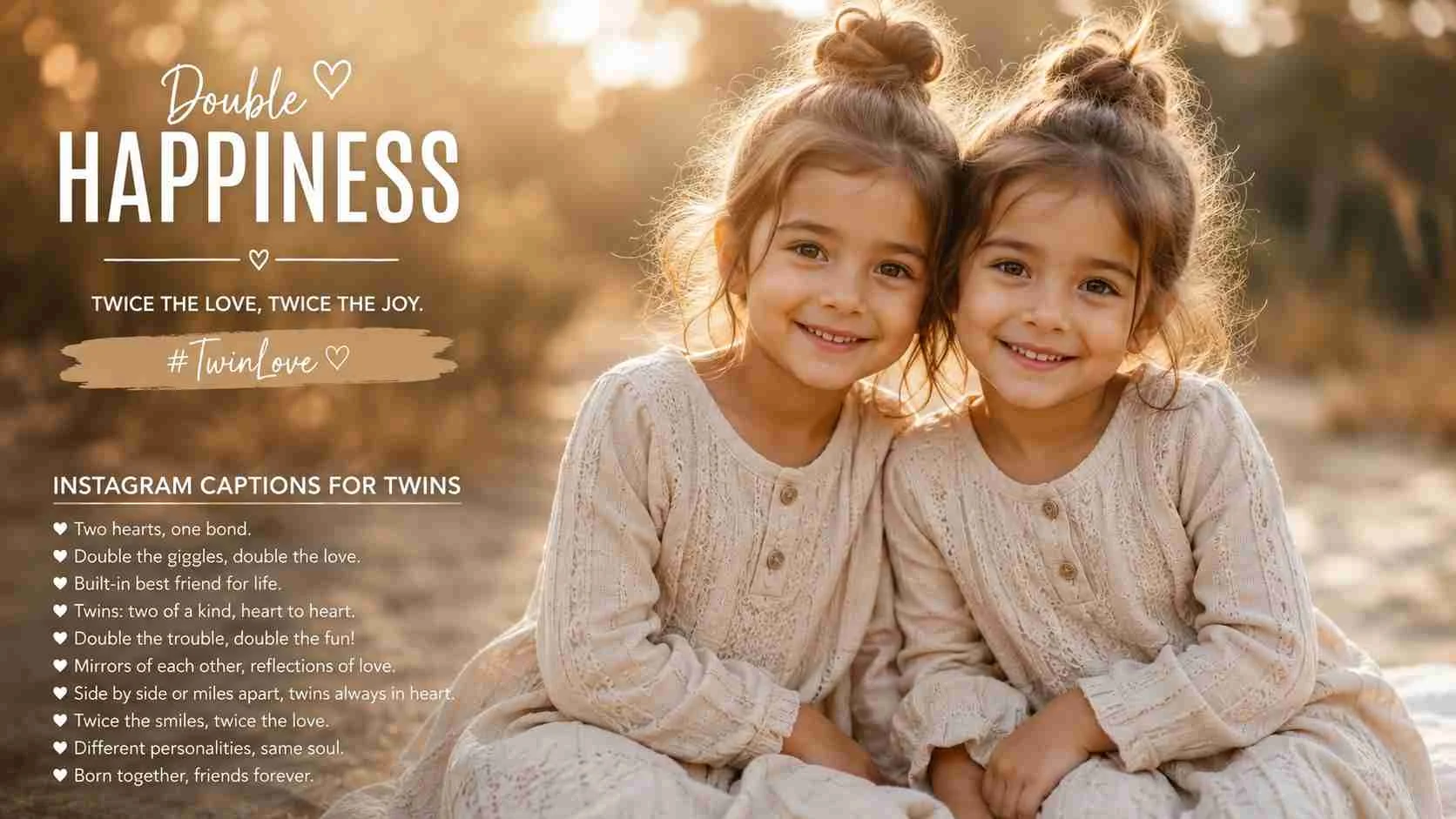 instagram captions for twins