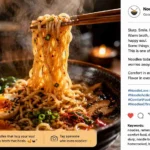 noodles captions for instagram