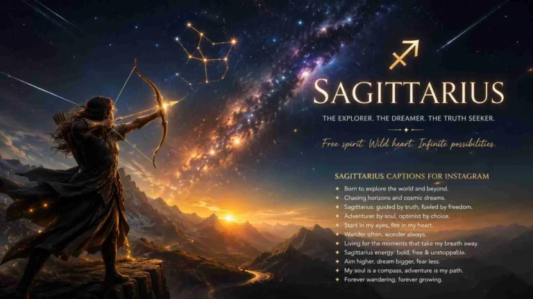 sagittarius captions for instagram