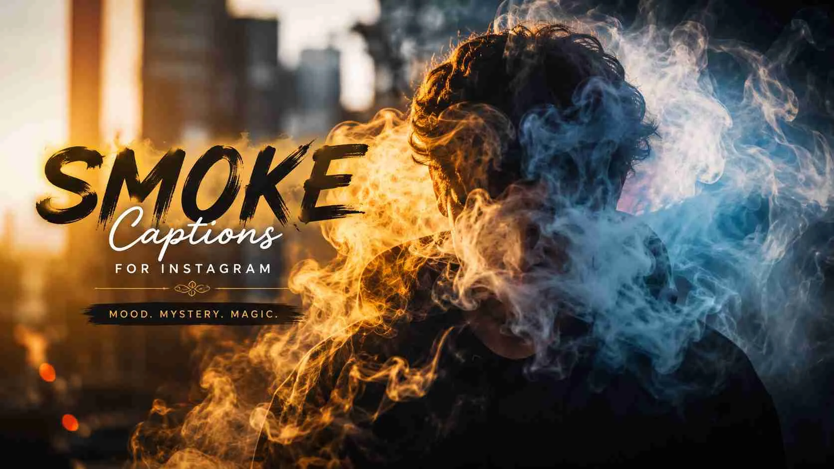 smoke captions for instagram