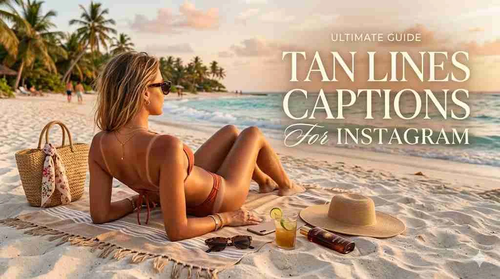 tan lines captions for instagram