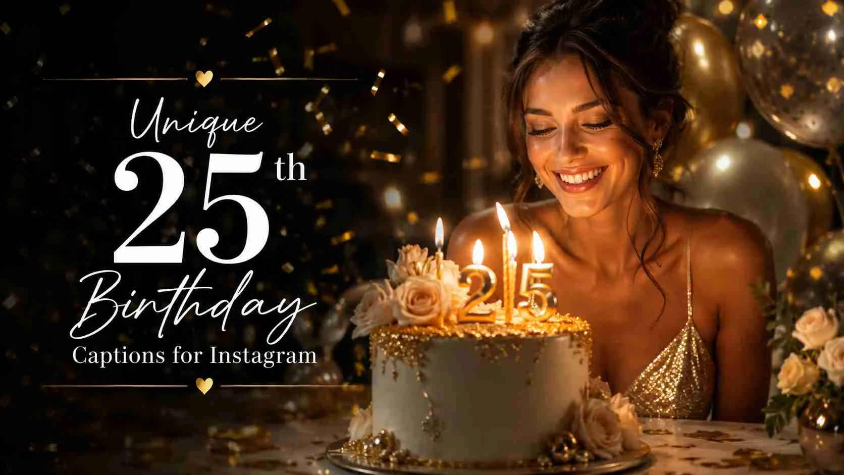unique 25th birthday captions for instagram