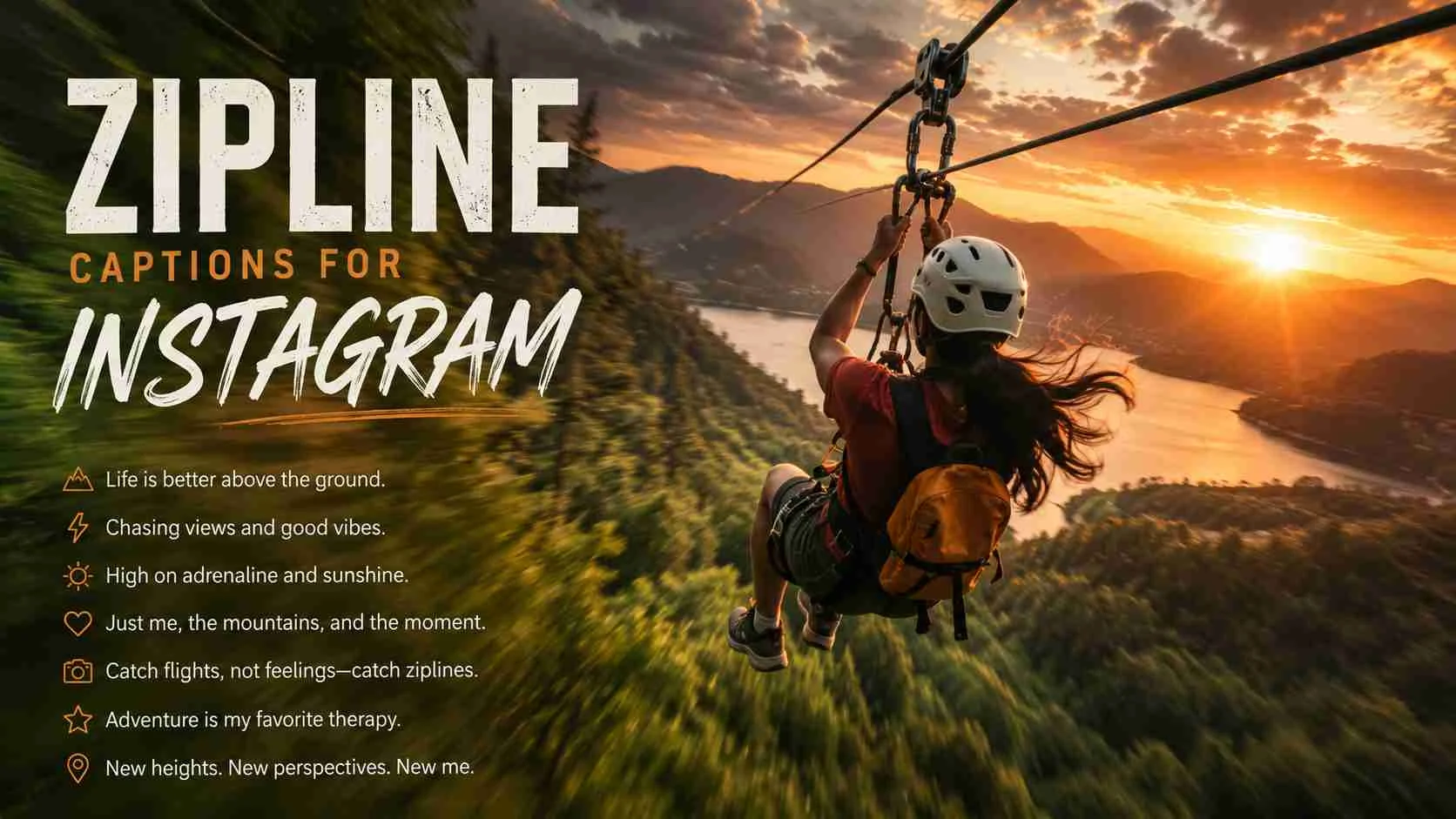 zipline captions for instagram