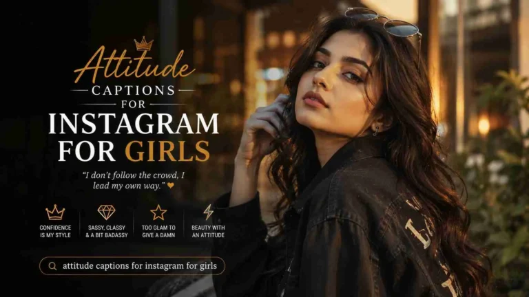attitude captions for instagram for girls