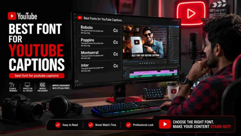 best font for youtube captions