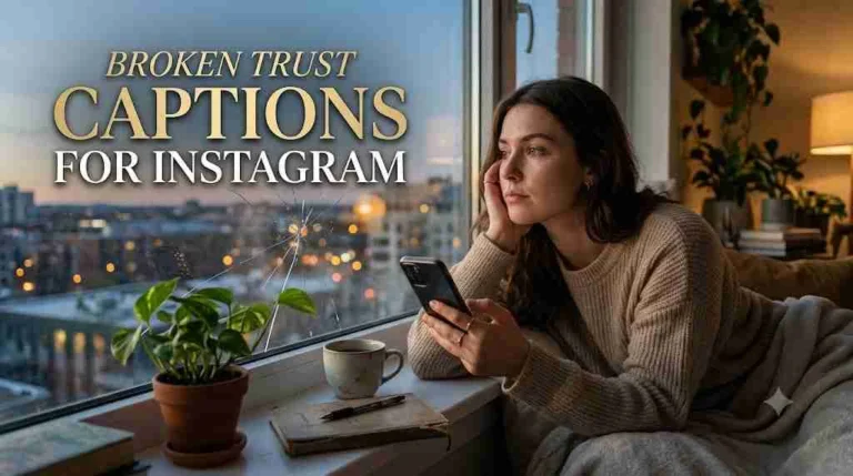 broken trust captions for instagram