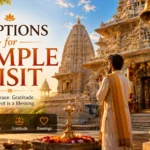 captions for temple visit