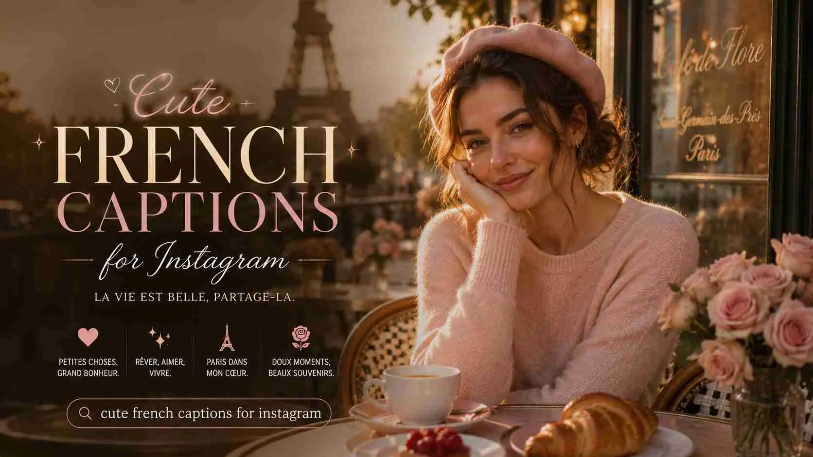 cute french captions for instagram