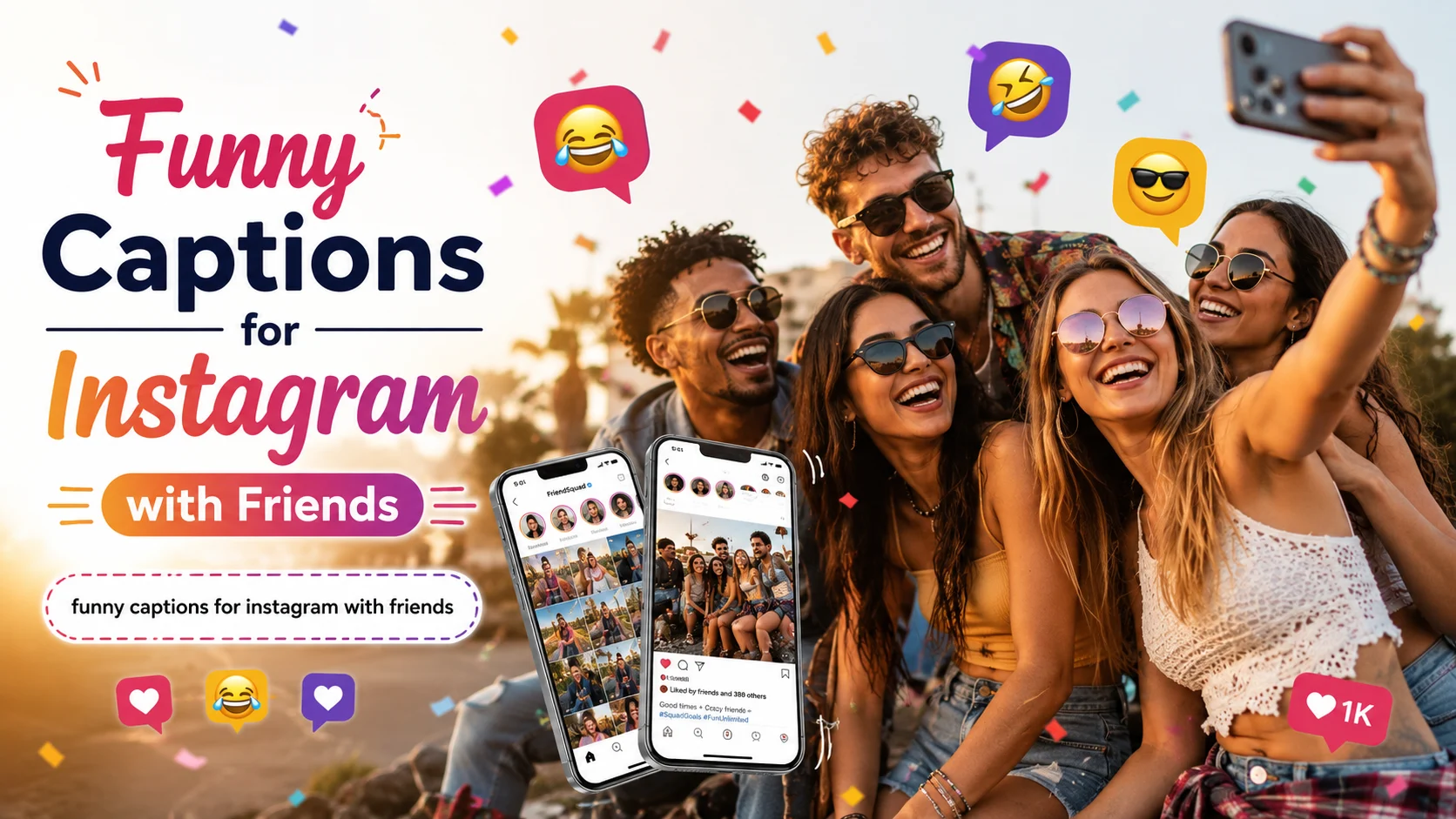 funny captions for instagram with friends