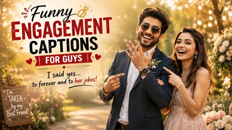 funny engagement captions for guys