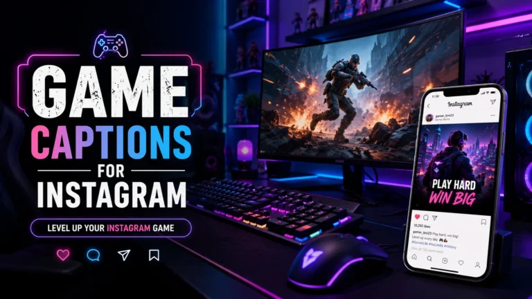 game captions for instagram