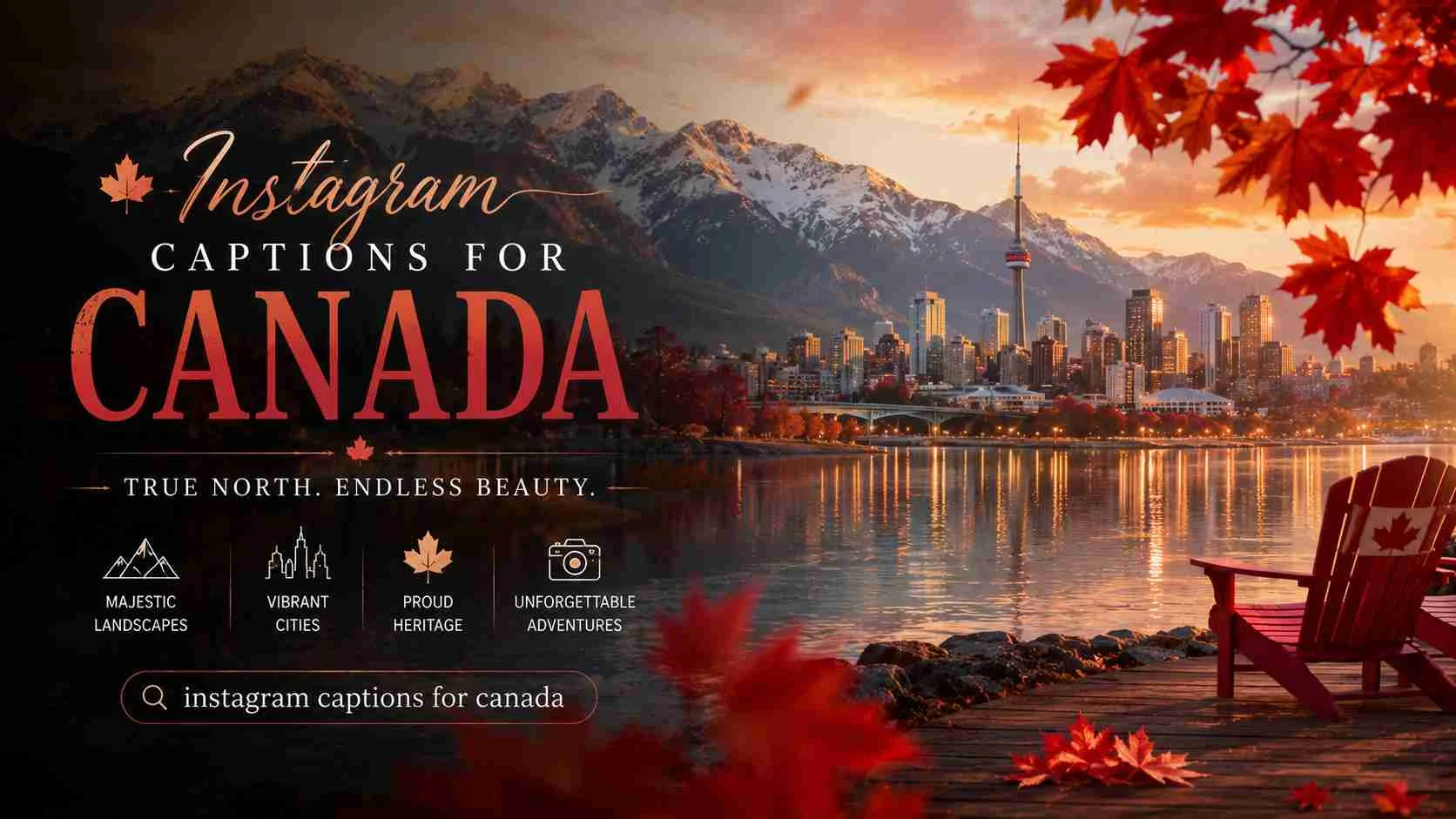 instagram captions for canada