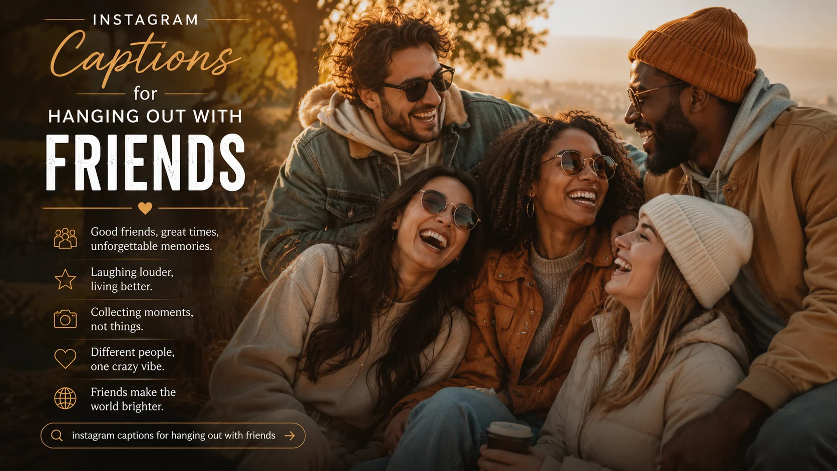 instagram captions for hanging out with friends
