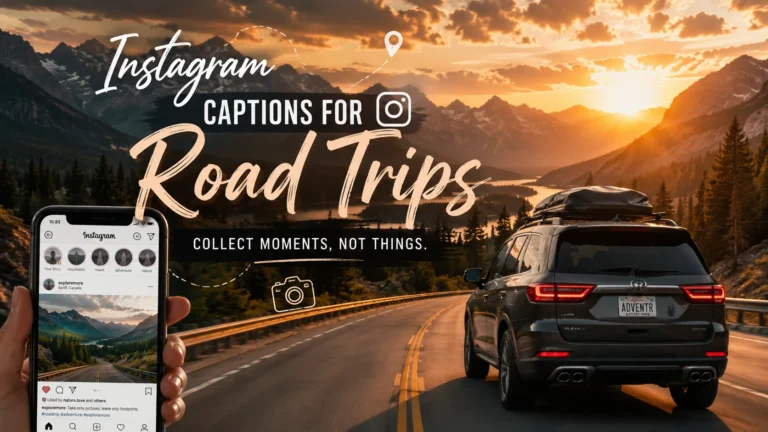 instagram captions for road trips