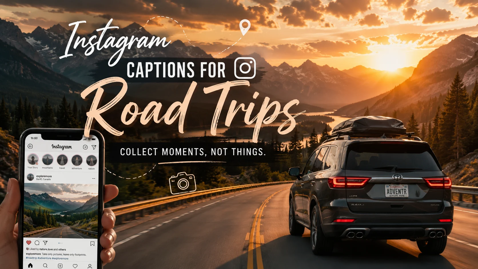 instagram captions for road trips