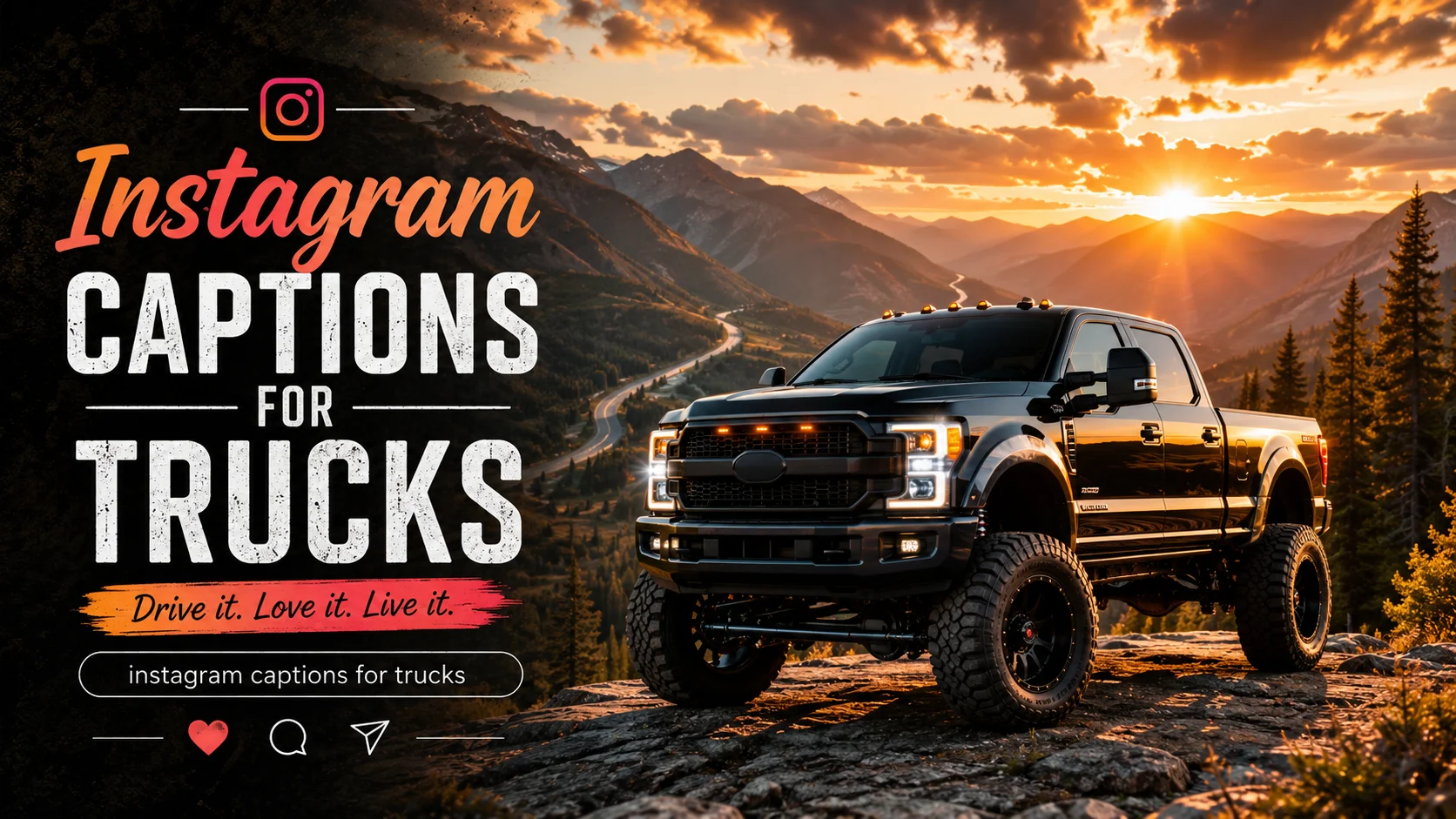 instagram captions for trucks