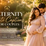 maternity photo captions for couples