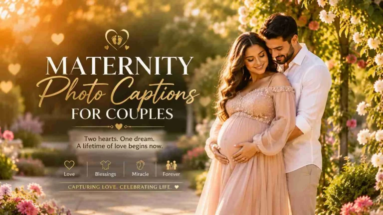 maternity photo captions for couples