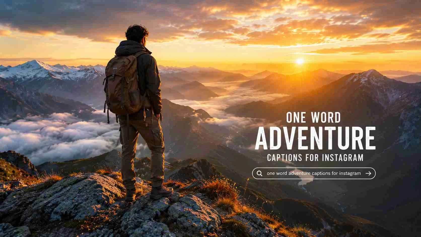 one word adventure captions for instagram