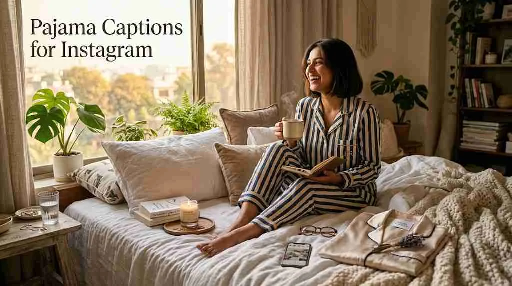 pajama captions for instagram