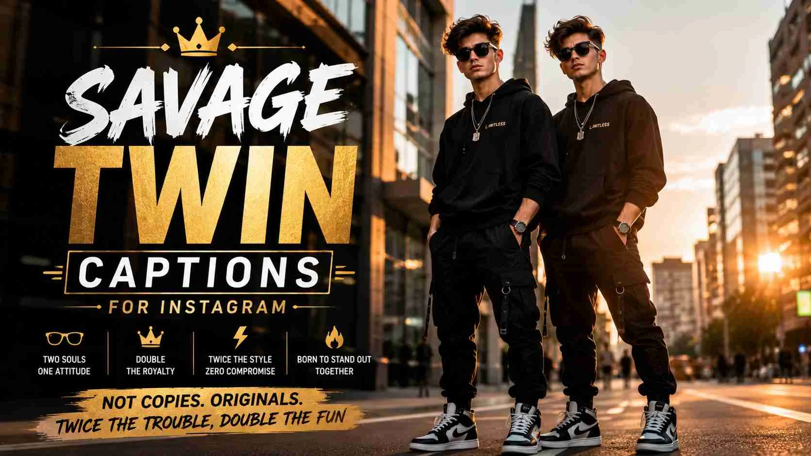 savage twin captions for instagram