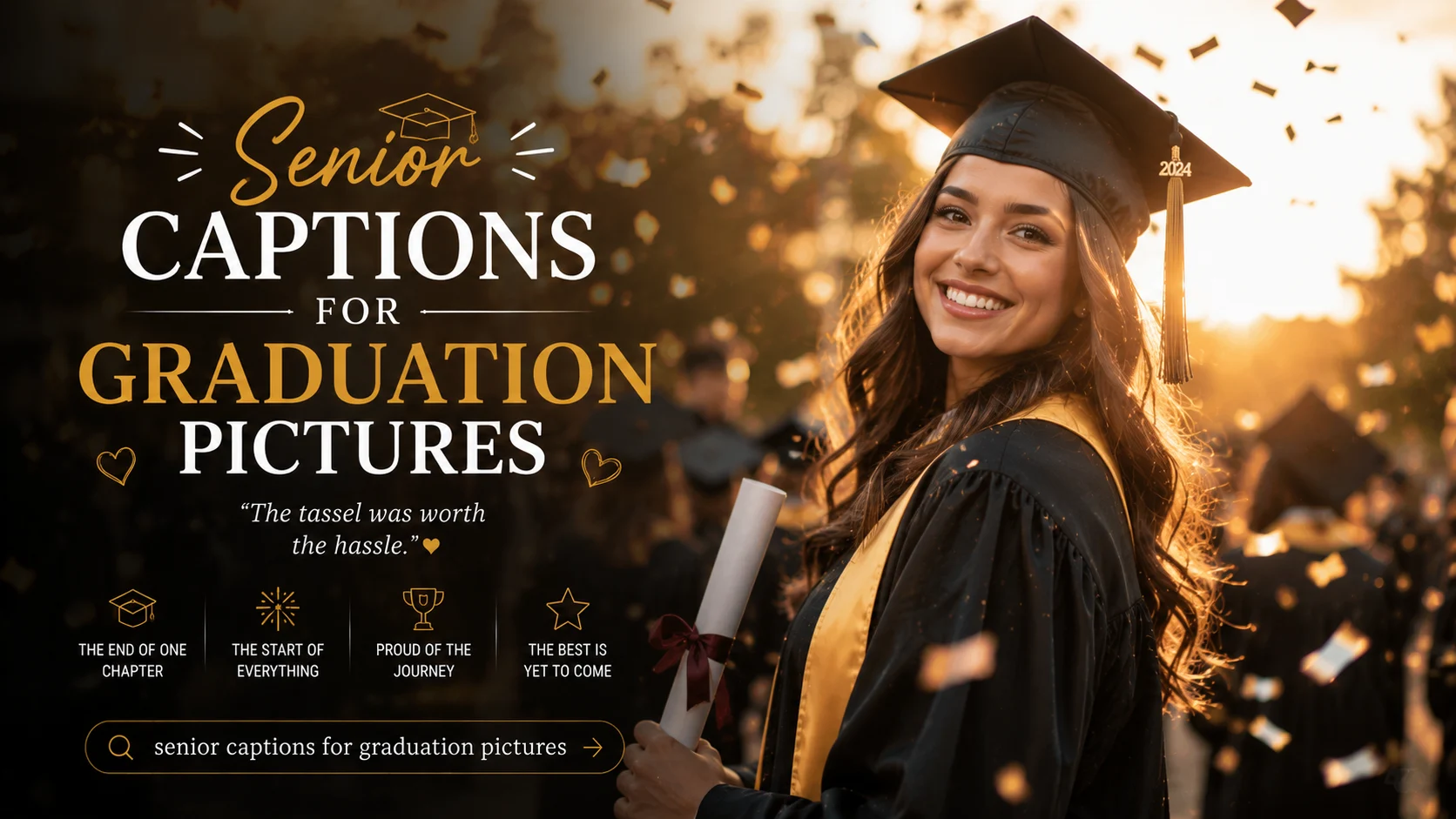 senior captions for graduation pictures