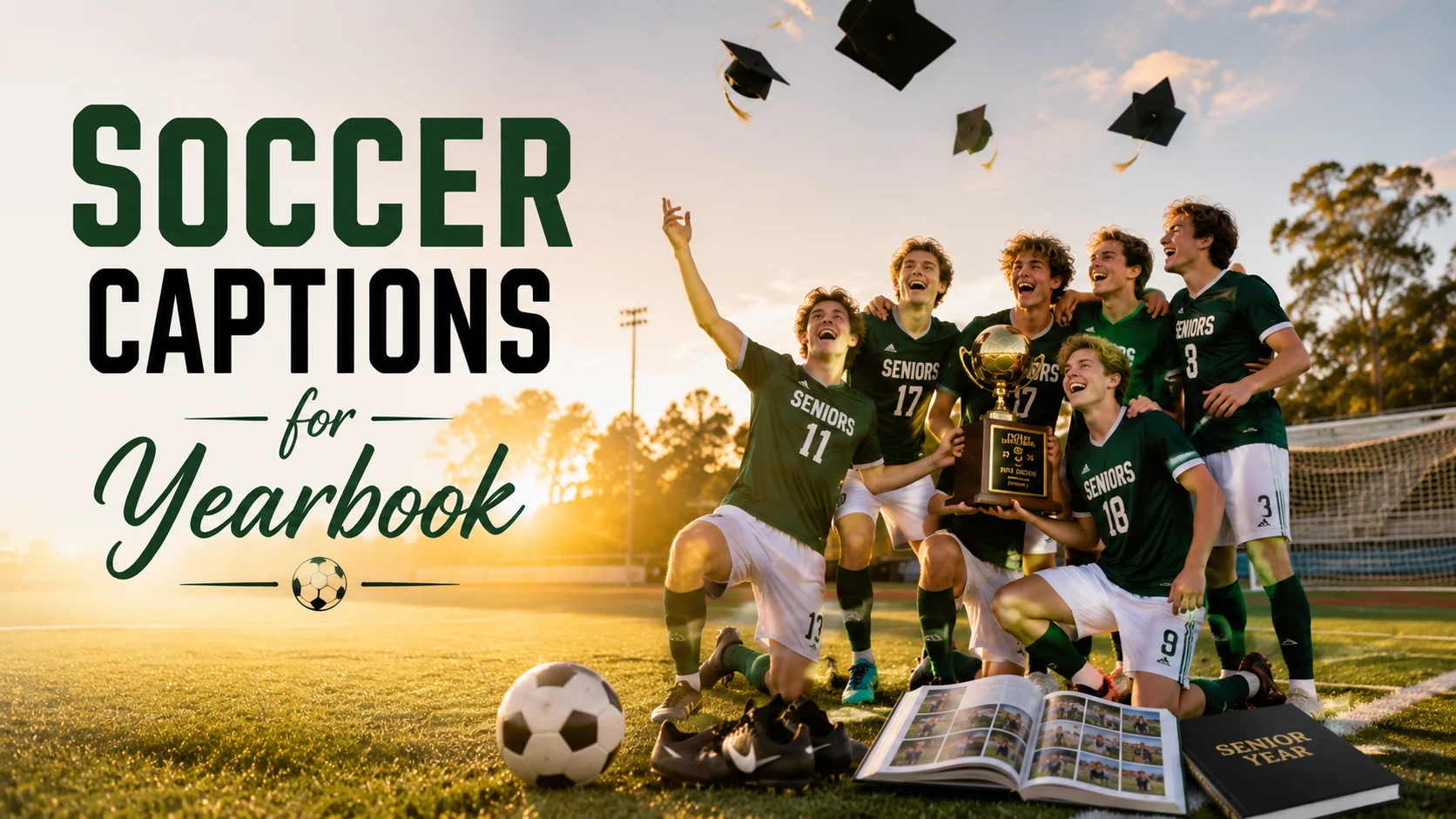 soccer captions for yearbook